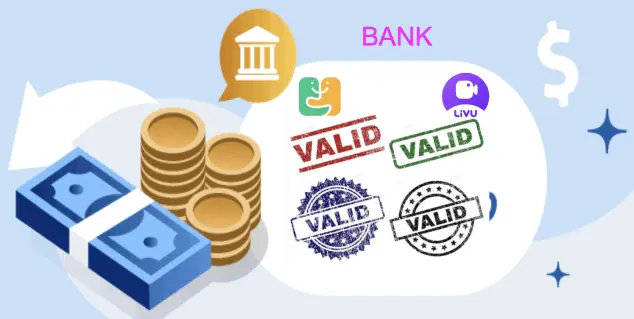 datos y cuentas validos para recibir pago en livu yaar app