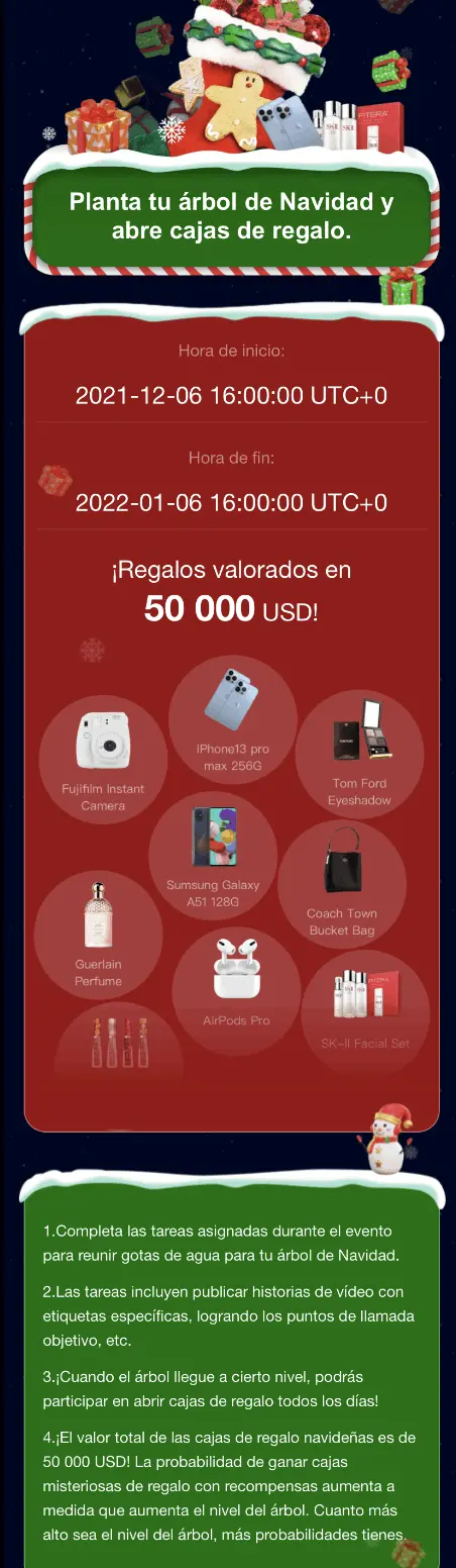 Evento de Navidad para las streamers 2021 livu español